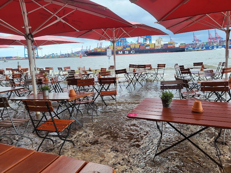 Restaurant mit Elbblick — Strandperle Hamburg